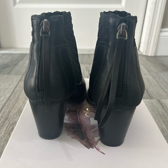 🖤 Jessica Simpson Yeni Ankle Bootie. Black Leather Size 10 😍 - Picture 8 of 13